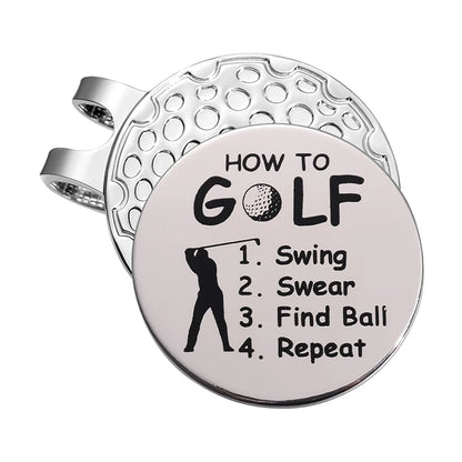 Magnetic Golf Ball Marker Hat Clip Silver Cap Accessory Golf Gift-Mainland China-Golf World-Golf World