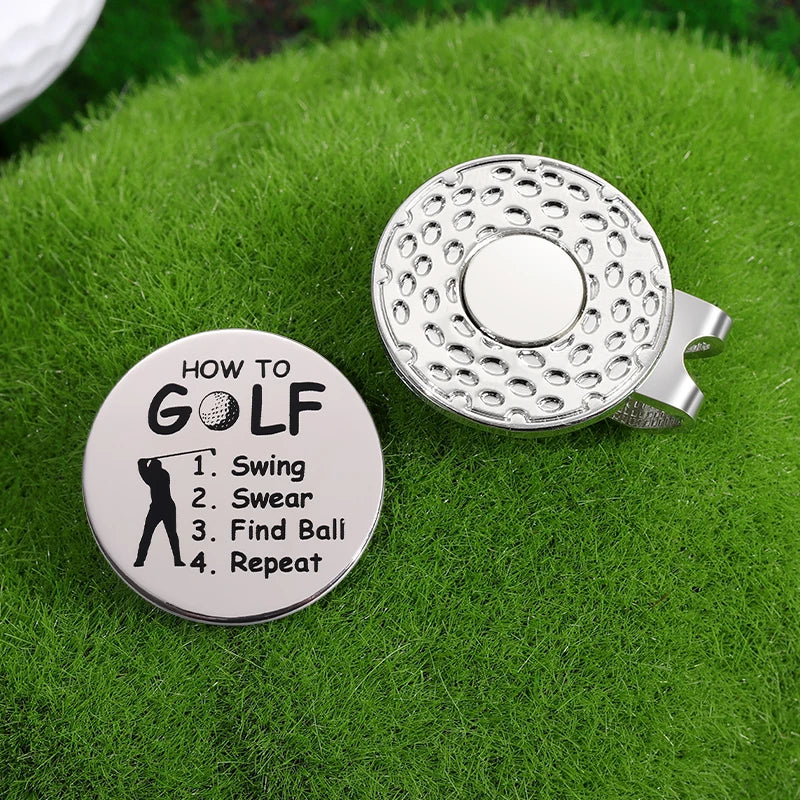 Magnetic Golf Ball Marker Hat Clip Silver Cap Accessory Golf Gift-Mainland China-Golf World-Golf World