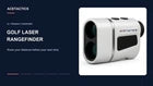 Golf Laser Rangefinder 1200 Yards Slope Mode 7x Magnification-Rangefinders & Scopes-Golf World-AceTactics